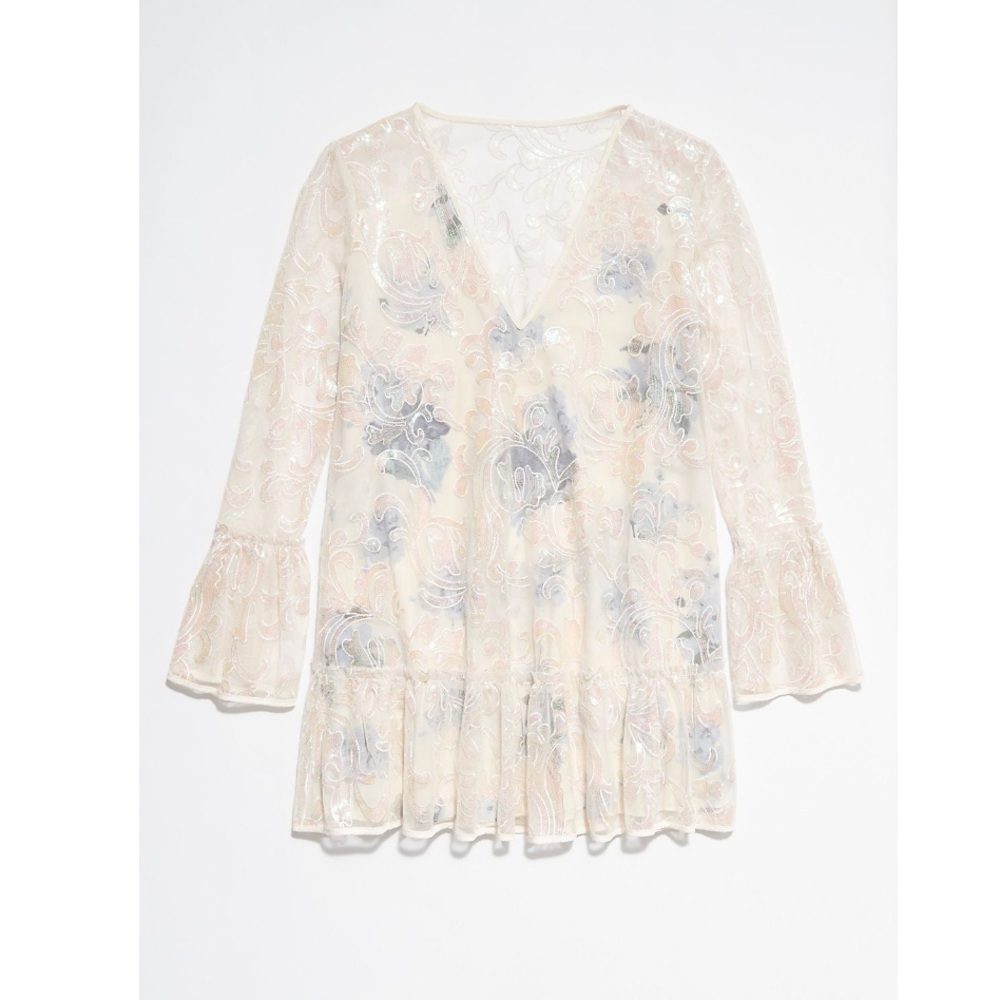 Free People Falling Flowers Frock Mini Dress - Picture 6 of 7